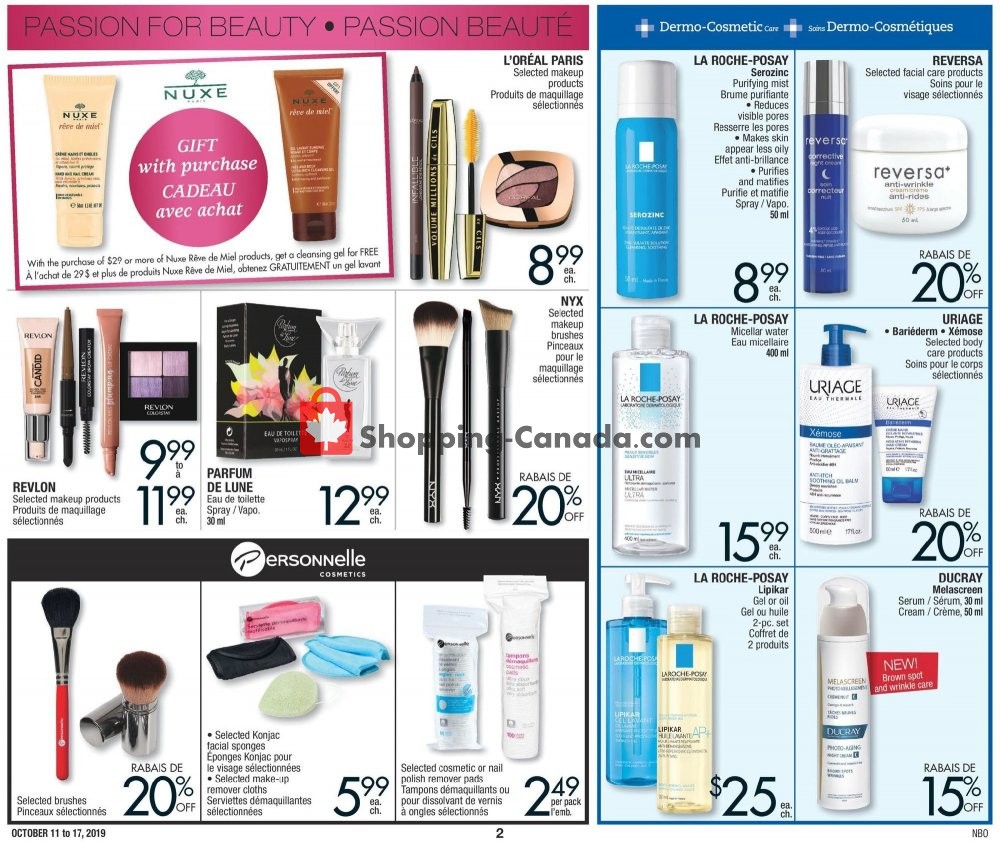 Jean Coutu Pharmacy flyer from Friday October 11, 2019 to Thursday October 17, 2019 - page 2