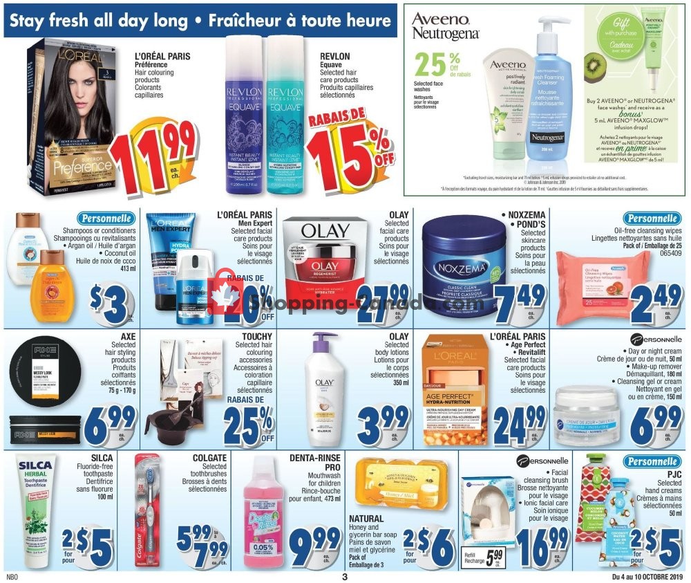 Jean Coutu Pharmacy flyer from Friday October 4, 2019 to Thursday October 10, 2019 - page 3