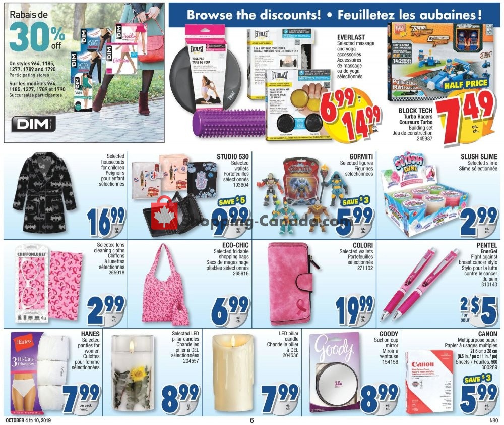 Jean Coutu Pharmacy flyer from Friday October 4, 2019 to Thursday October 10, 2019 - page 6