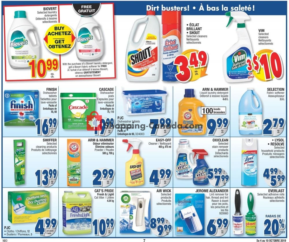 Jean Coutu Pharmacy flyer from Friday October 4, 2019 to Thursday October 10, 2019 - page 7
