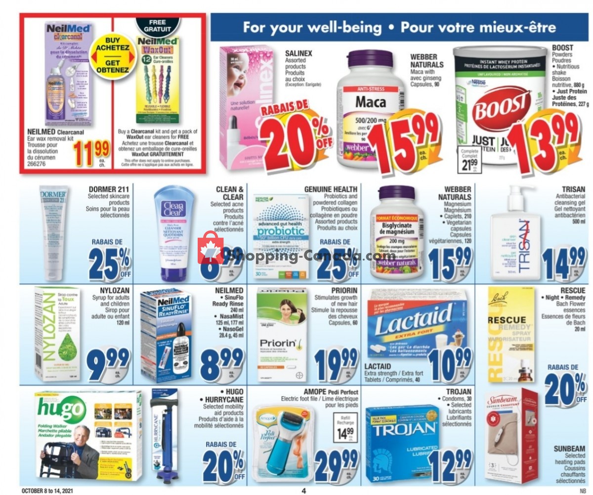 Jean Coutu Pharmacy flyer from Friday October 8, 2021 to Thursday October 14, 2021 - page 5