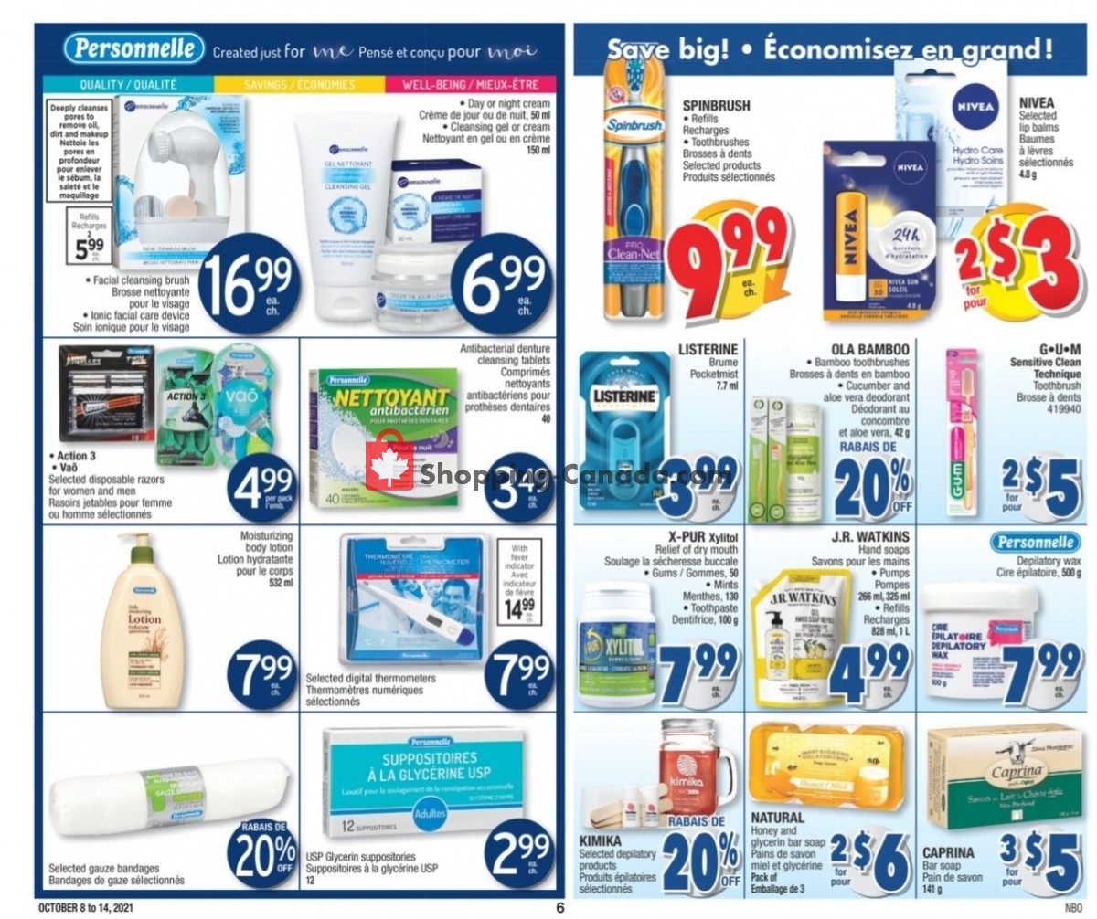 Jean Coutu Pharmacy flyer from Friday October 8, 2021 to Thursday October 14, 2021 - page 7
