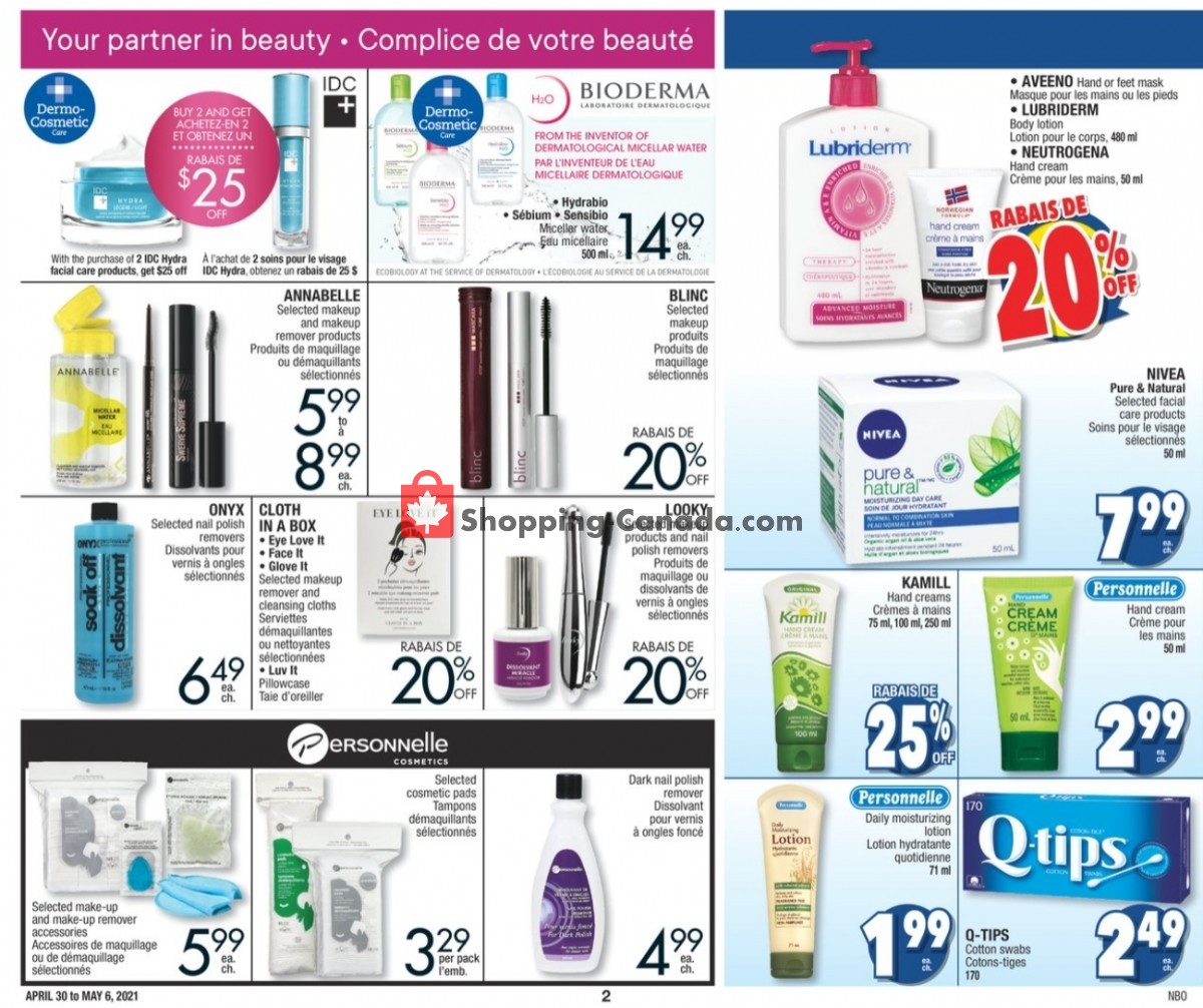 Jean Coutu Pharmacy flyer from Friday April 30, 2021 to Thursday May 6, 2021 - page 2