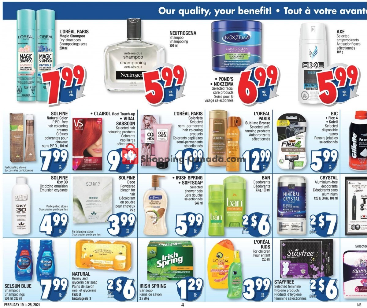 Jean Coutu Pharmacy flyer from Friday February 19, 2021 to Thursday February 25, 2021 - page 4