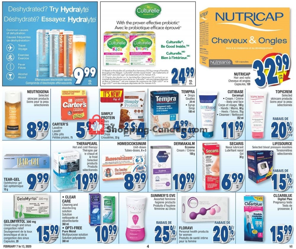 Jean Coutu Pharmacy flyer from Friday February 7, 2020 to Thursday February 13, 2020 - page 4