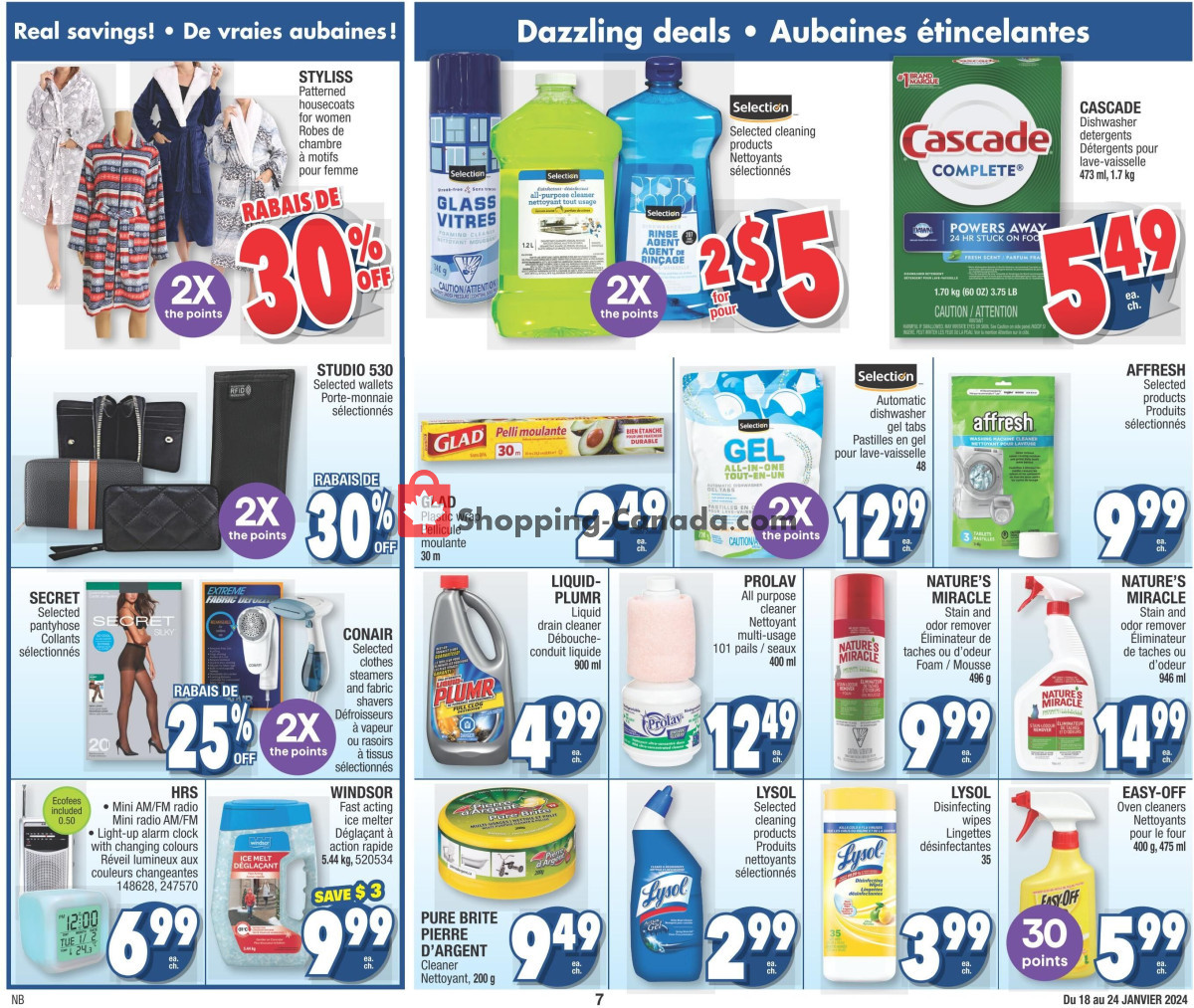 Jean Coutu Pharmacy flyer from Thursday January 18, 2024 to Wednesday January 24, 2024 - page 7