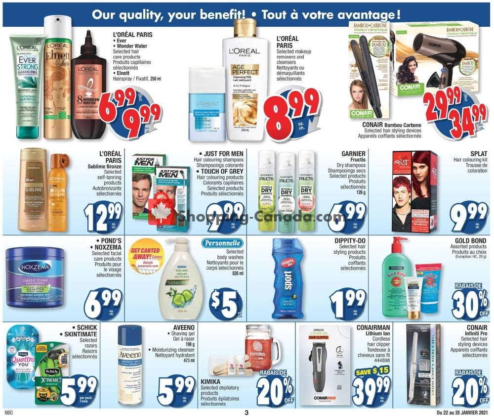 Jean Coutu Pharmacy flyer from Friday January 22, 2021 to Thursday January 28, 2021 - page 3