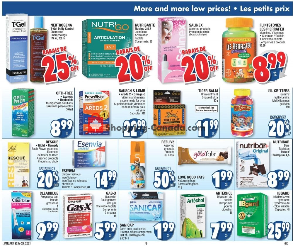 Jean Coutu Pharmacy flyer from Friday January 22, 2021 to Thursday January 28, 2021 - page 4