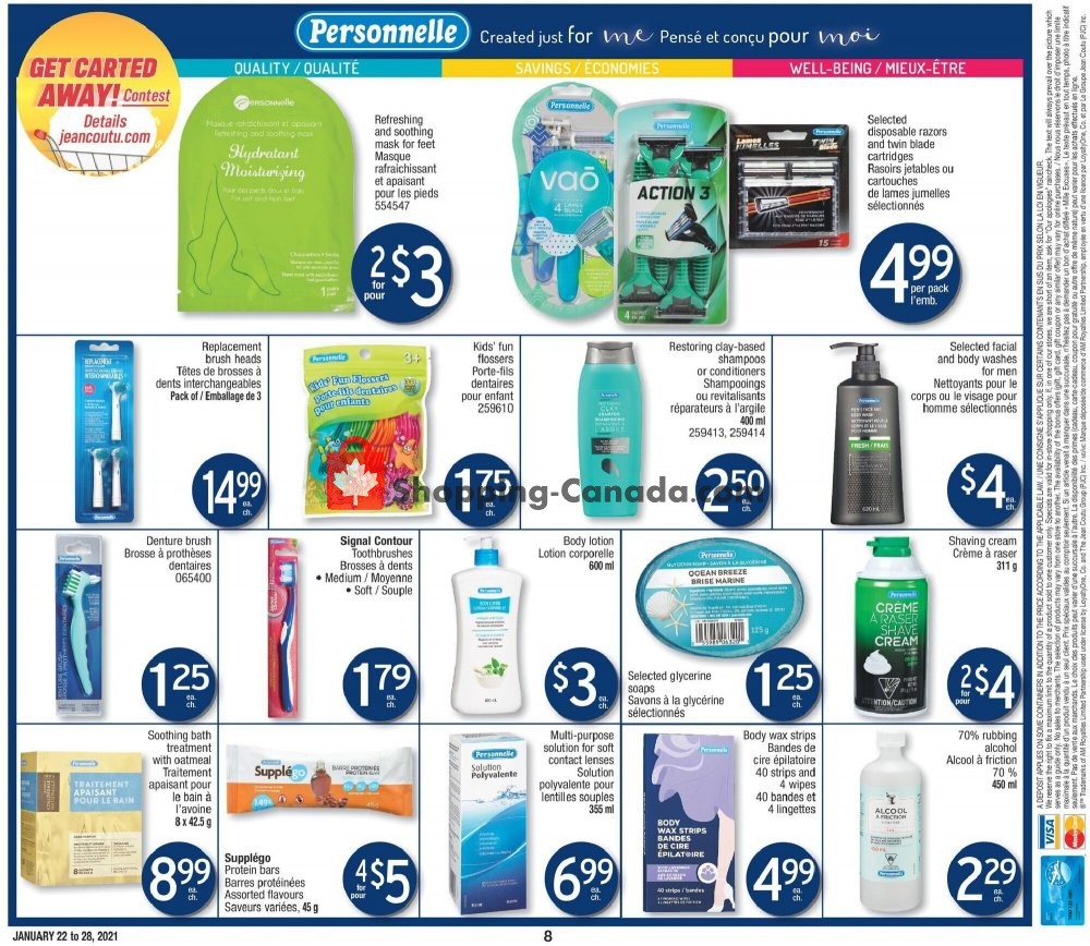 Jean Coutu Pharmacy flyer from Friday January 22, 2021 to Thursday January 28, 2021 - page 8