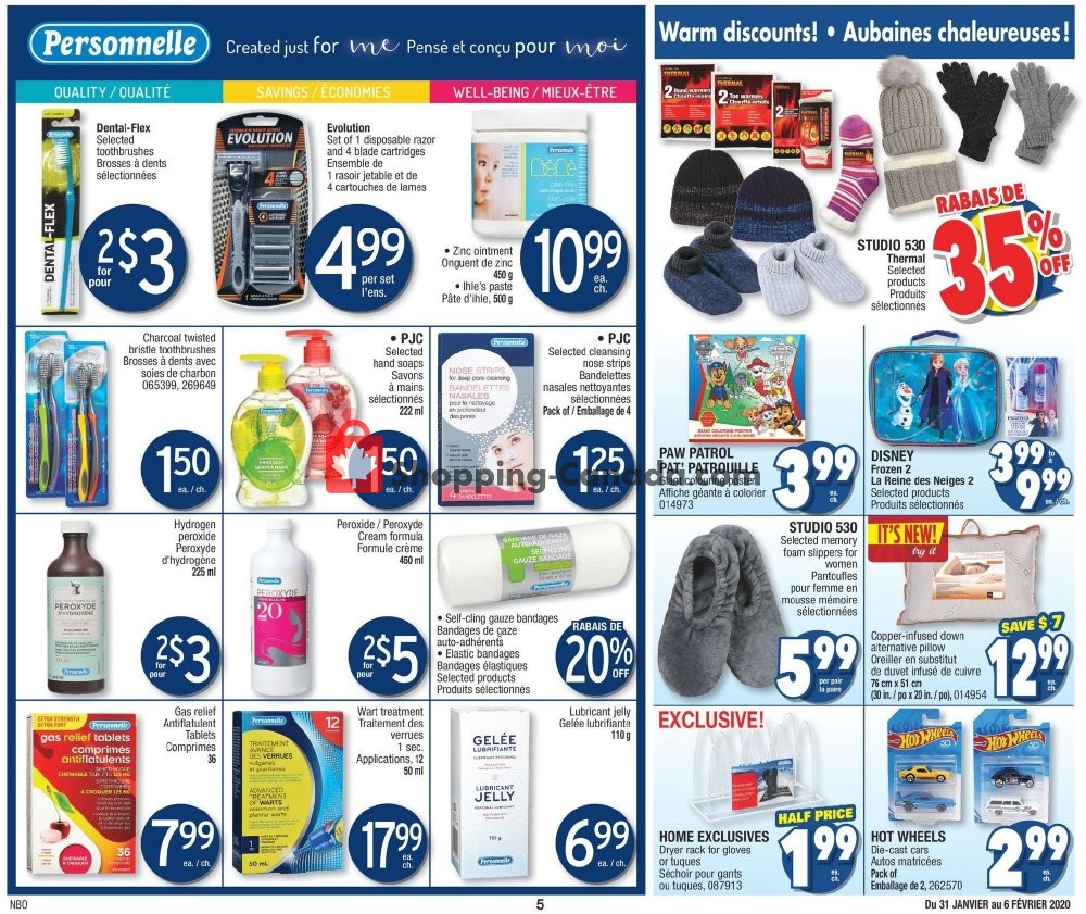 Jean Coutu Pharmacy flyer from Friday January 31, 2020 to Thursday February 6, 2020 - page 5