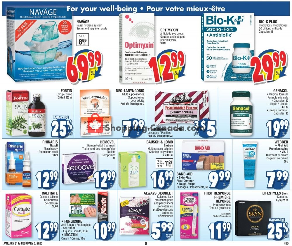 Jean Coutu Pharmacy flyer from Friday January 31, 2020 to Thursday February 6, 2020 - page 6