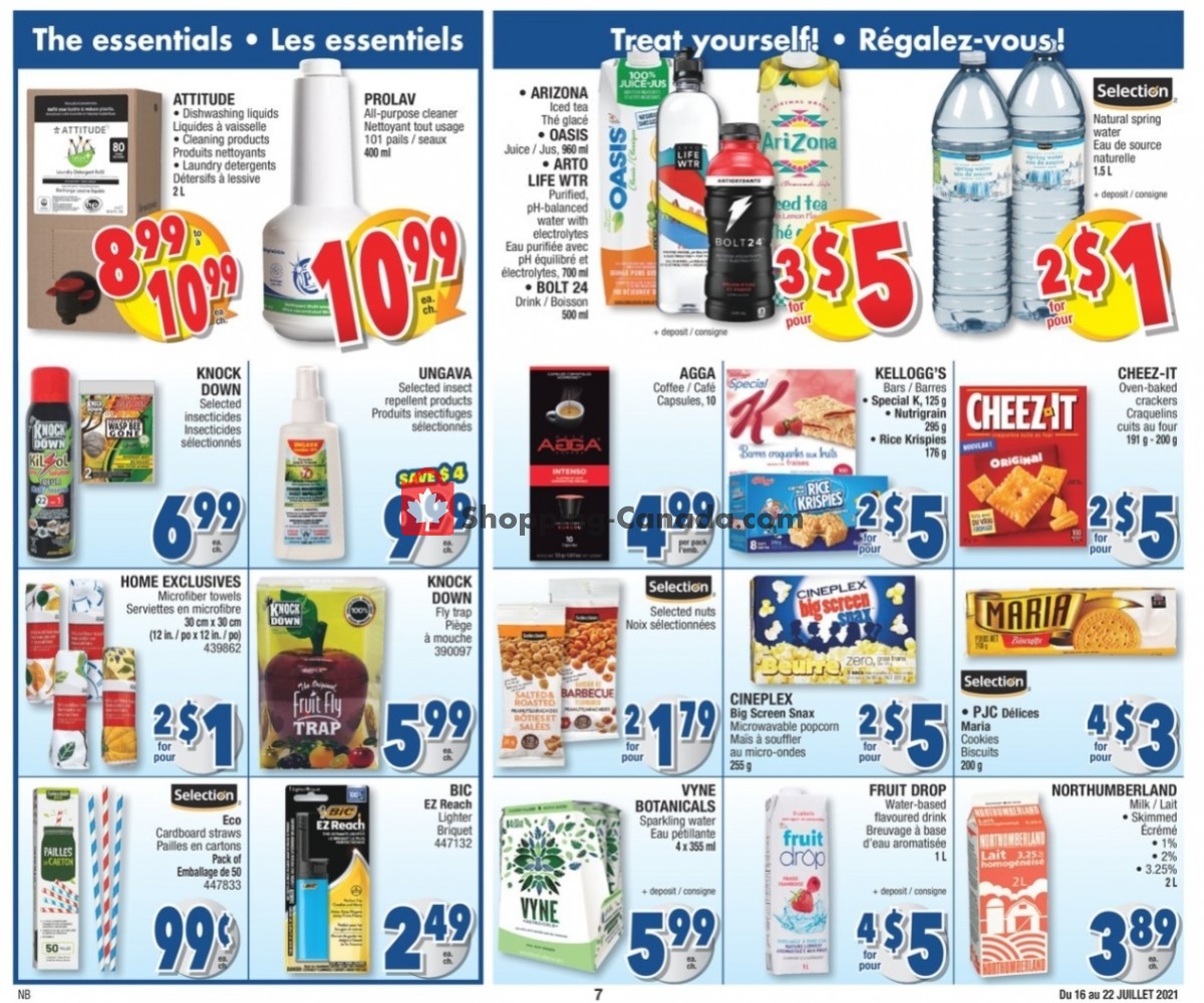 Jean Coutu Pharmacy flyer from Friday July 16, 2021 to Thursday July 22, 2021 - page 7