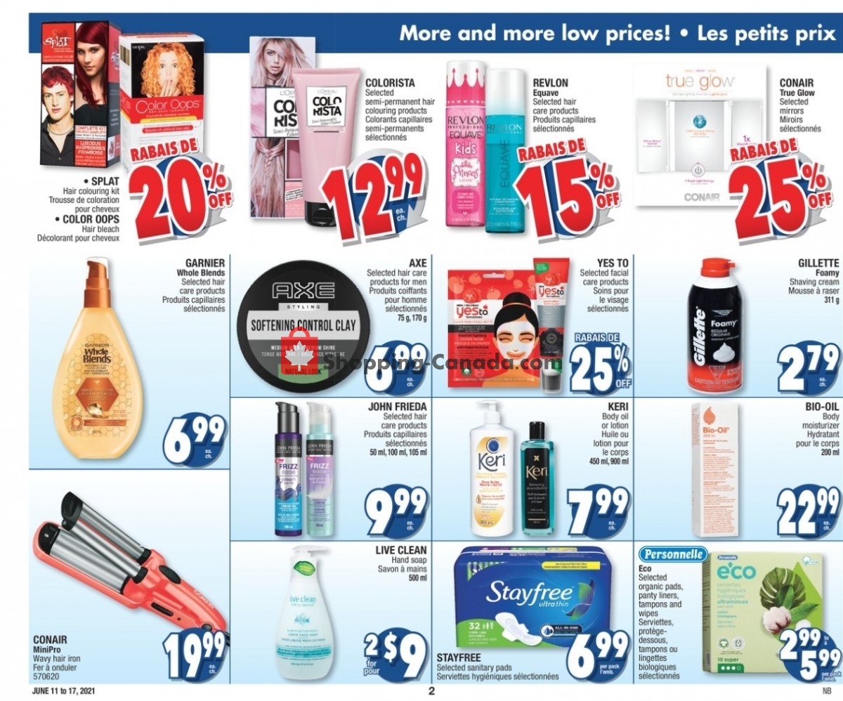 Jean Coutu Pharmacy flyer from Friday June 11, 2021 to Thursday June 17, 2021 - page 2