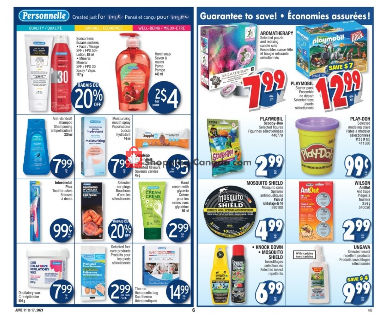 Jean Coutu Pharmacy flyer from Friday June 11, 2021 to Thursday June 17, 2021 - page 6
