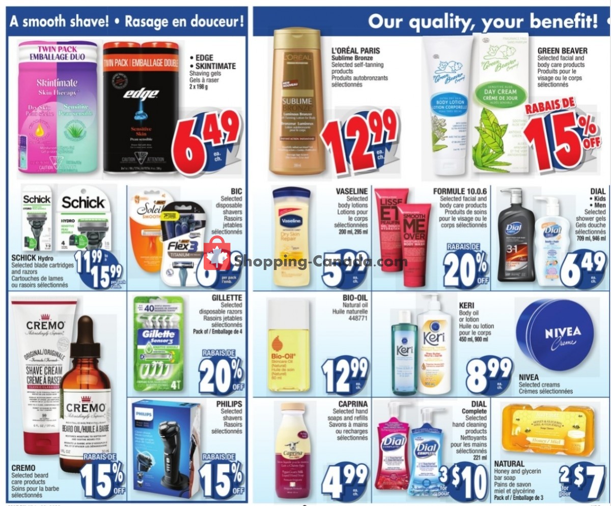 Jean Coutu Pharmacy Canada, flyer (Even More Savings Every Week