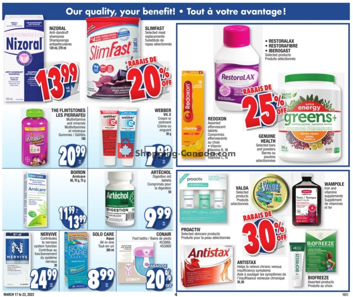 Jean Coutu Pharmacy Canada, flyer (Even More Savings Every Week