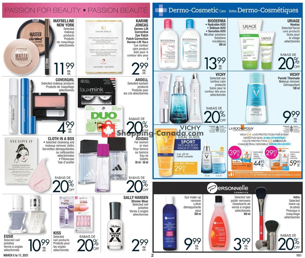 Jean Coutu Pharmacy flyer from Friday March 5, 2021 to Thursday March 11, 2021 - page 2