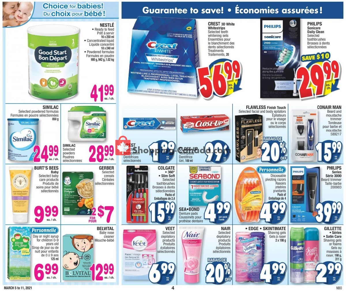 Jean Coutu Pharmacy flyer from Friday March 5, 2021 to Thursday March 11, 2021 - page 4