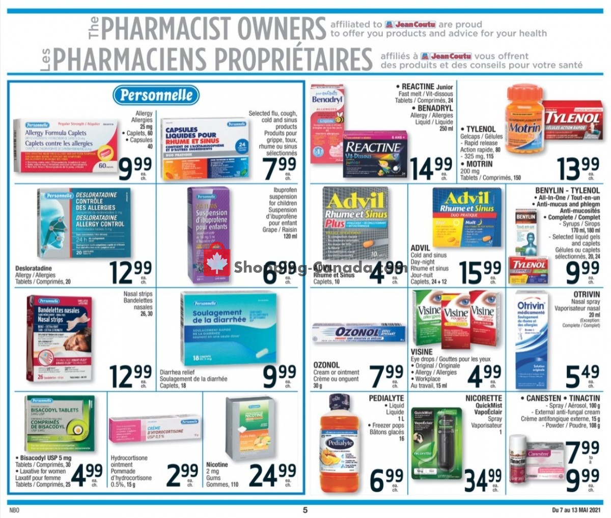 Jean Coutu Pharmacy flyer from Friday May 7, 2021 to Thursday May 13, 2021 - page 3