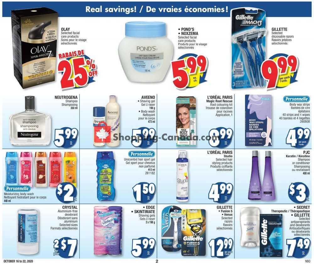 Jean Coutu Pharmacy flyer from Friday October 16, 2020 to Thursday October 22, 2020 - page 2