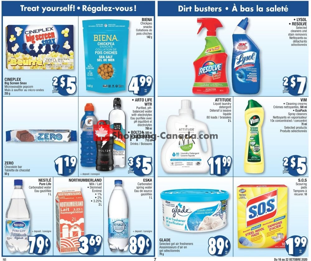 Jean Coutu Pharmacy flyer from Friday October 16, 2020 to Thursday October 22, 2020 - page 7