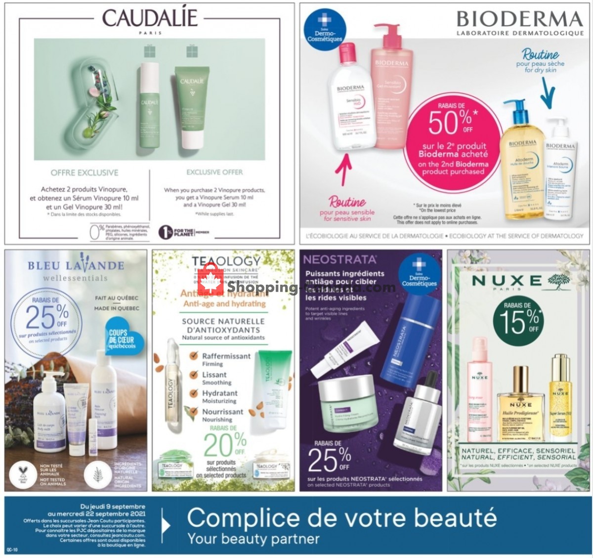 Jean Coutu Pharmacy flyer from Thursday September 9, 2021 to Wednesday September 22, 2021 - page 10