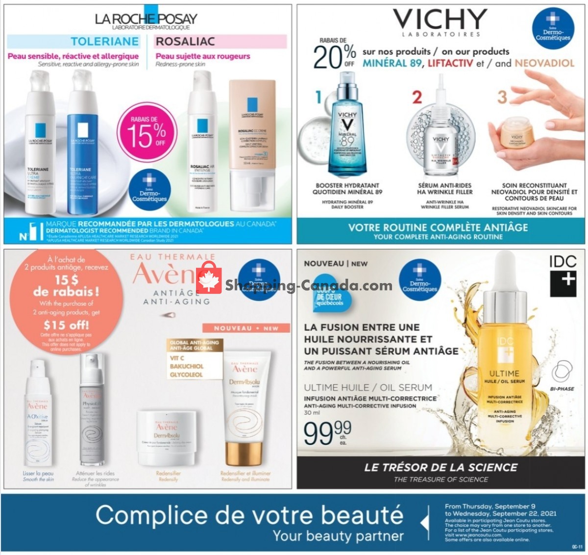 Jean Coutu Pharmacy flyer from Thursday September 9, 2021 to Wednesday September 22, 2021 - page 11