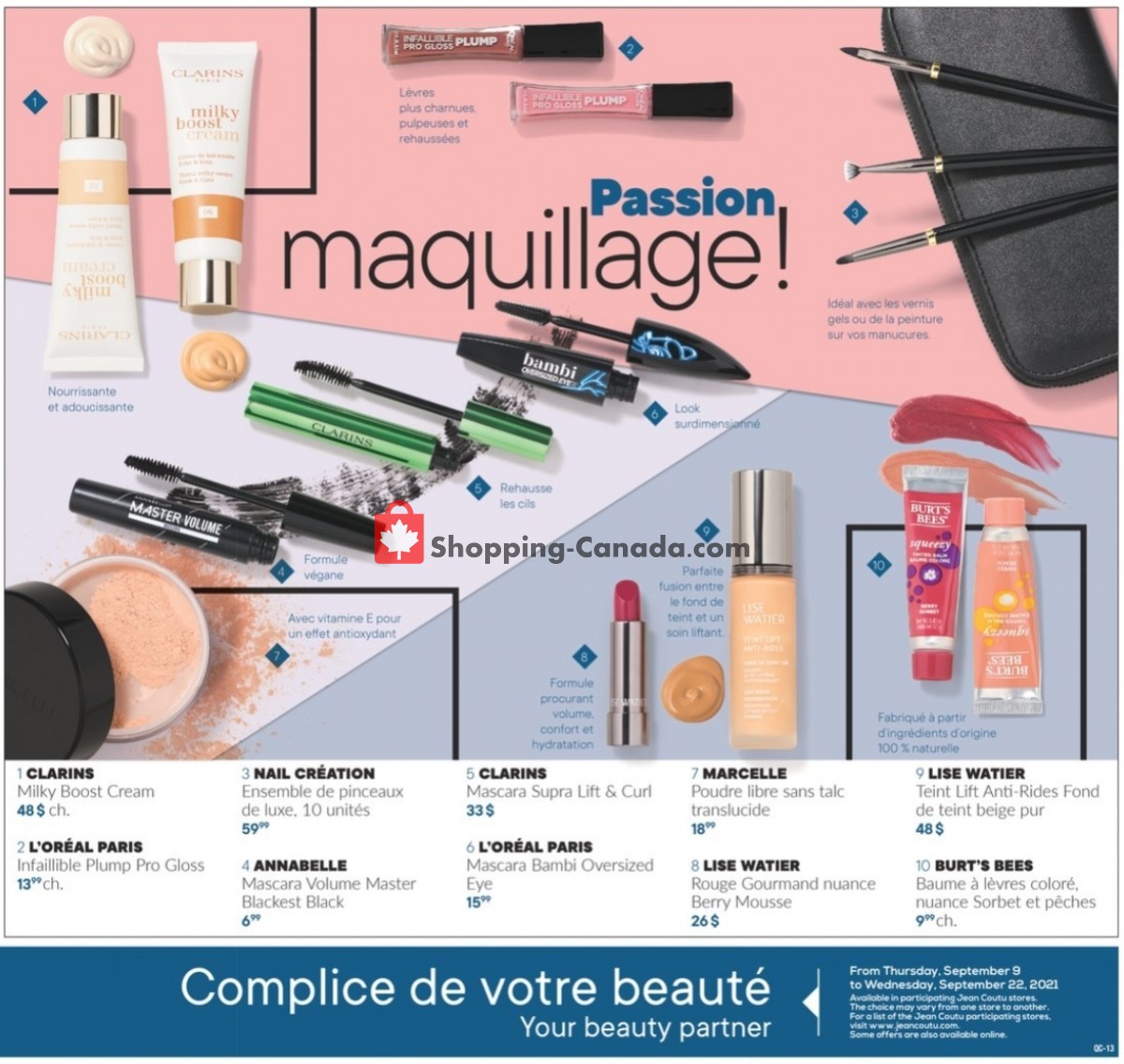 Jean Coutu Pharmacy flyer from Thursday September 9, 2021 to Wednesday September 22, 2021 - page 13
