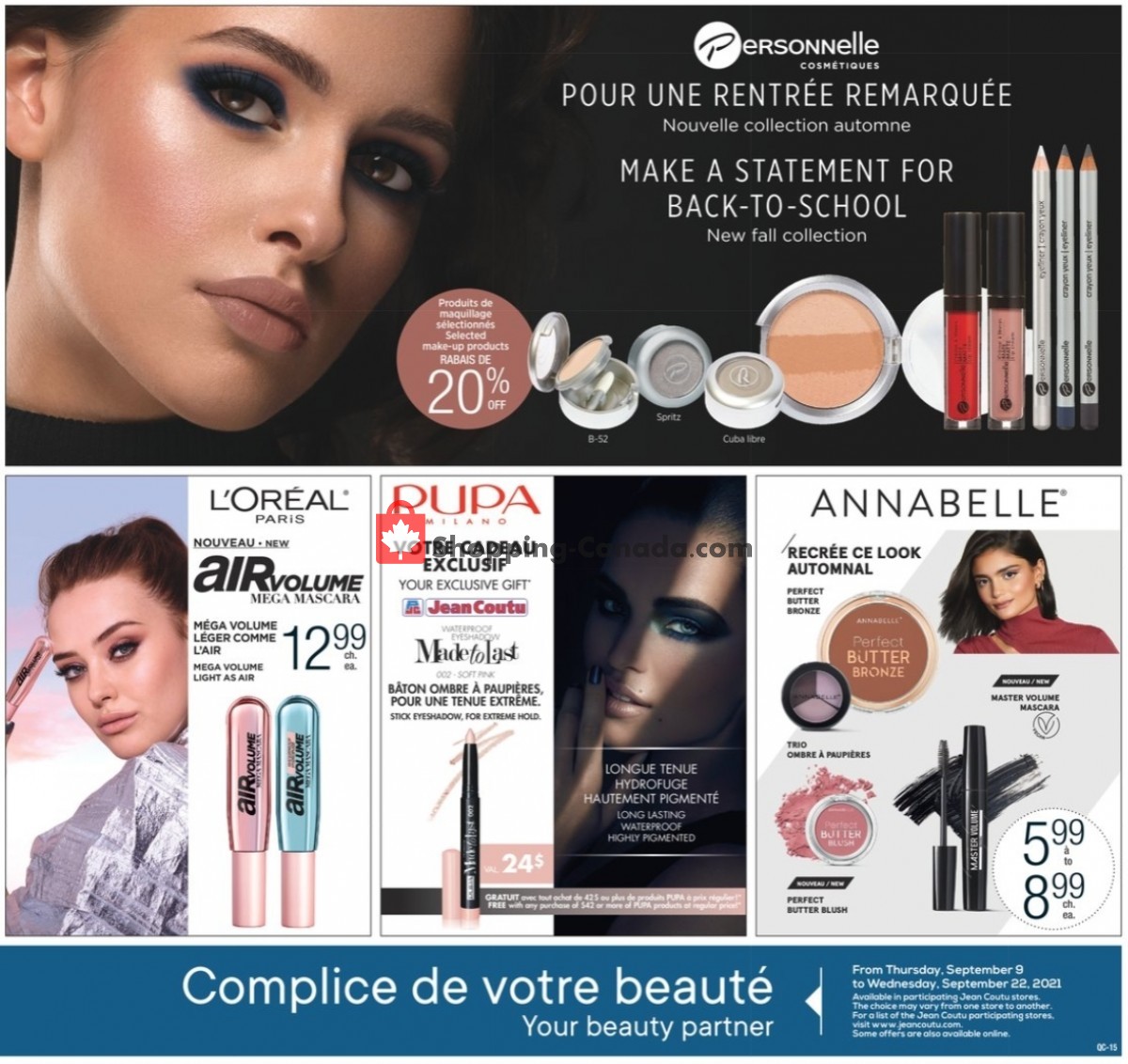 Jean Coutu Pharmacy flyer from Thursday September 9, 2021 to Wednesday September 22, 2021 - page 15