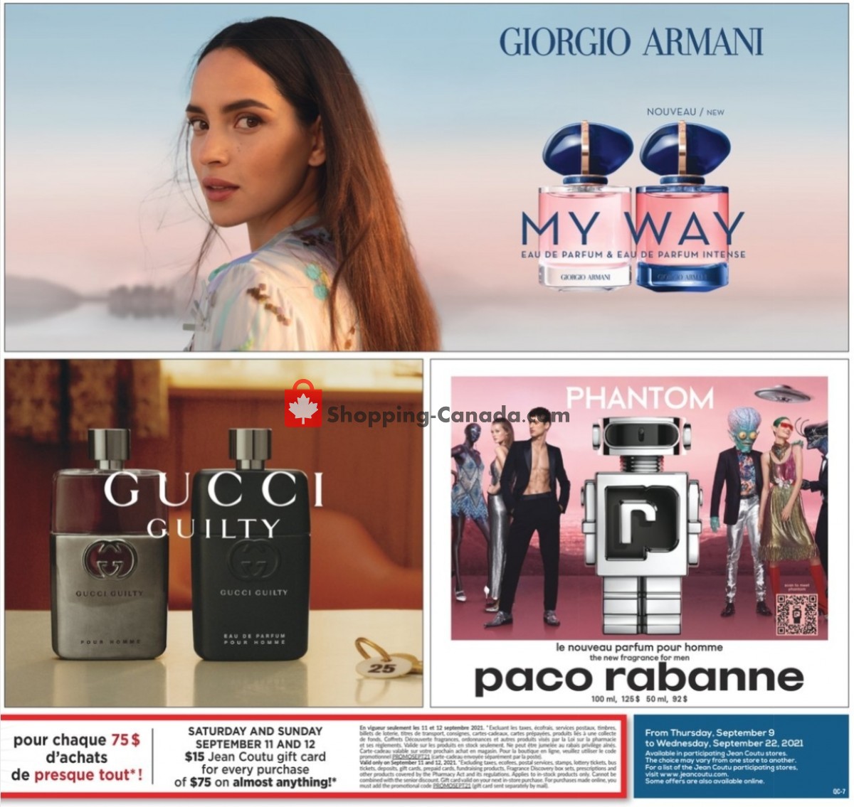 Jean Coutu Pharmacy flyer from Thursday September 9, 2021 to Wednesday September 22, 2021 - page 7