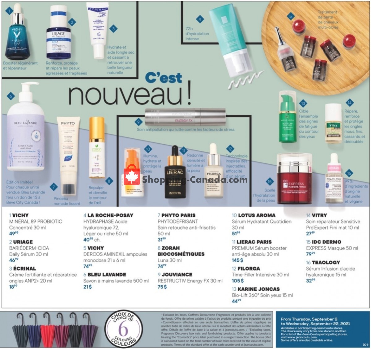 Jean Coutu Pharmacy flyer from Thursday September 9, 2021 to Wednesday September 22, 2021 - page 9