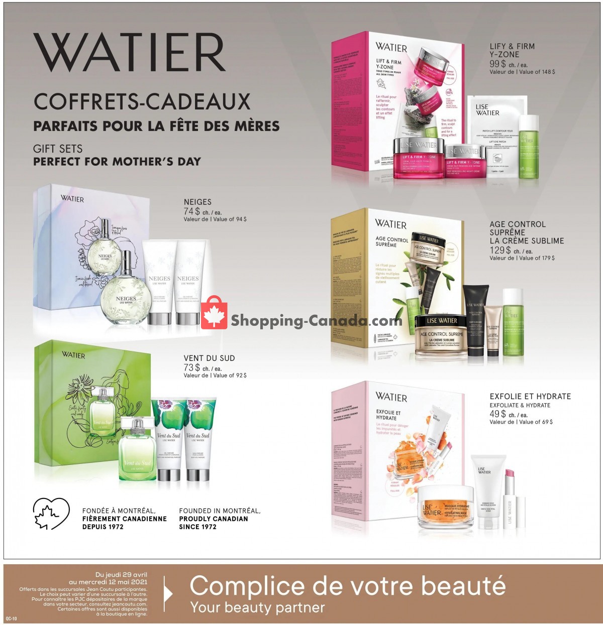 Jean Coutu Pharmacy flyer from Thursday April 29, 2021 to Wednesday May 12, 2021 - page 10