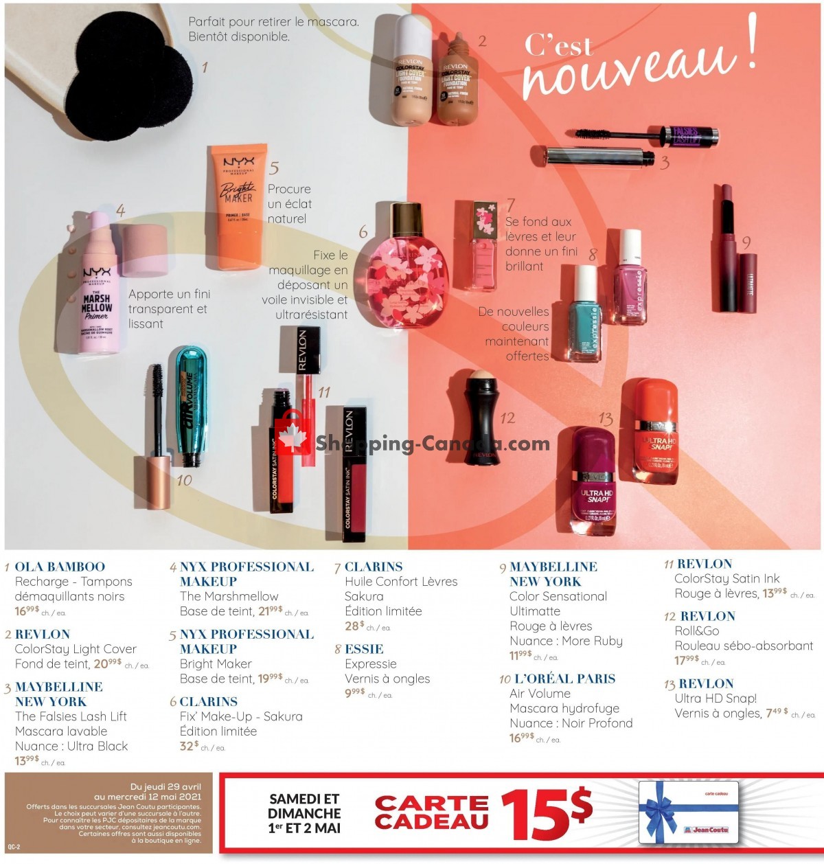 Jean Coutu Pharmacy flyer from Thursday April 29, 2021 to Wednesday May 12, 2021 - page 2
