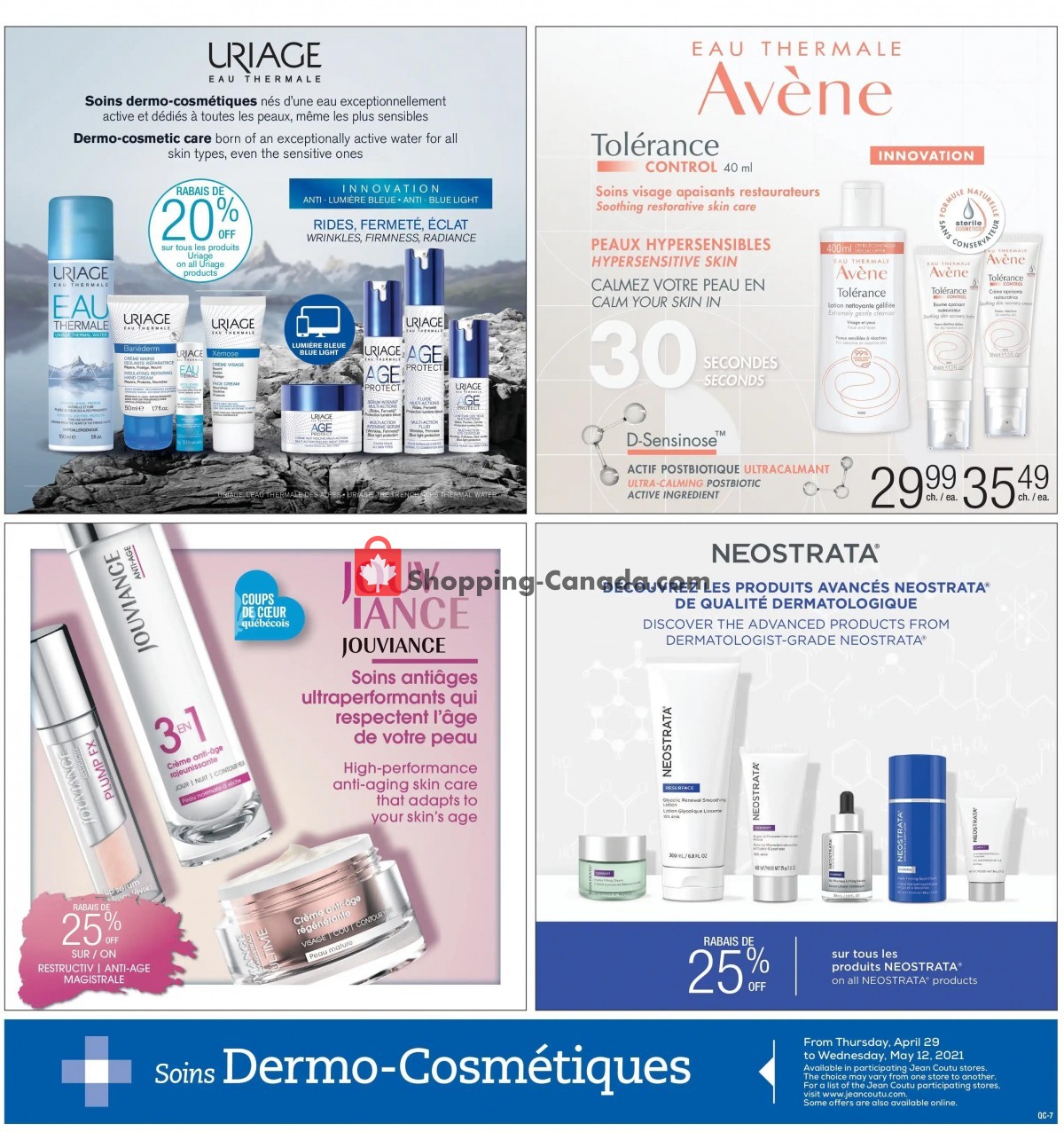 Jean Coutu Pharmacy flyer from Thursday April 29, 2021 to Wednesday May 12, 2021 - page 7