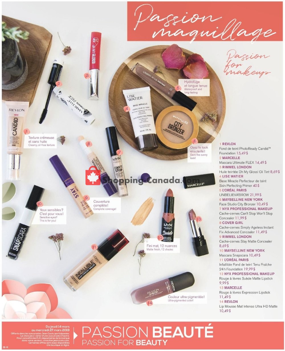 Jean Coutu Pharmacy flyer from Thursday March 14, 2019 to Wednesday March 27, 2019 - page 10
