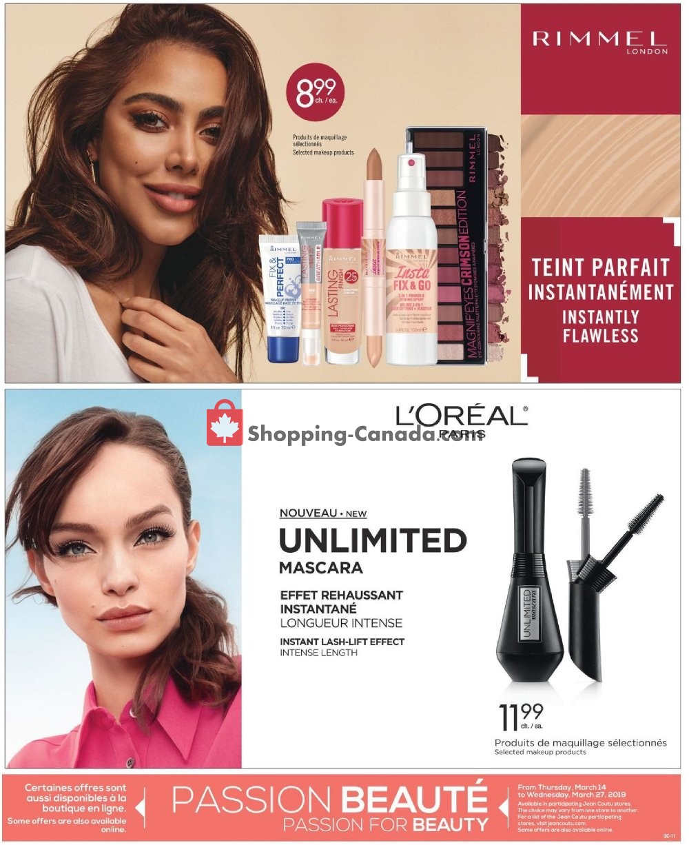 Jean Coutu Pharmacy flyer from Thursday March 14, 2019 to Wednesday March 27, 2019 - page 11