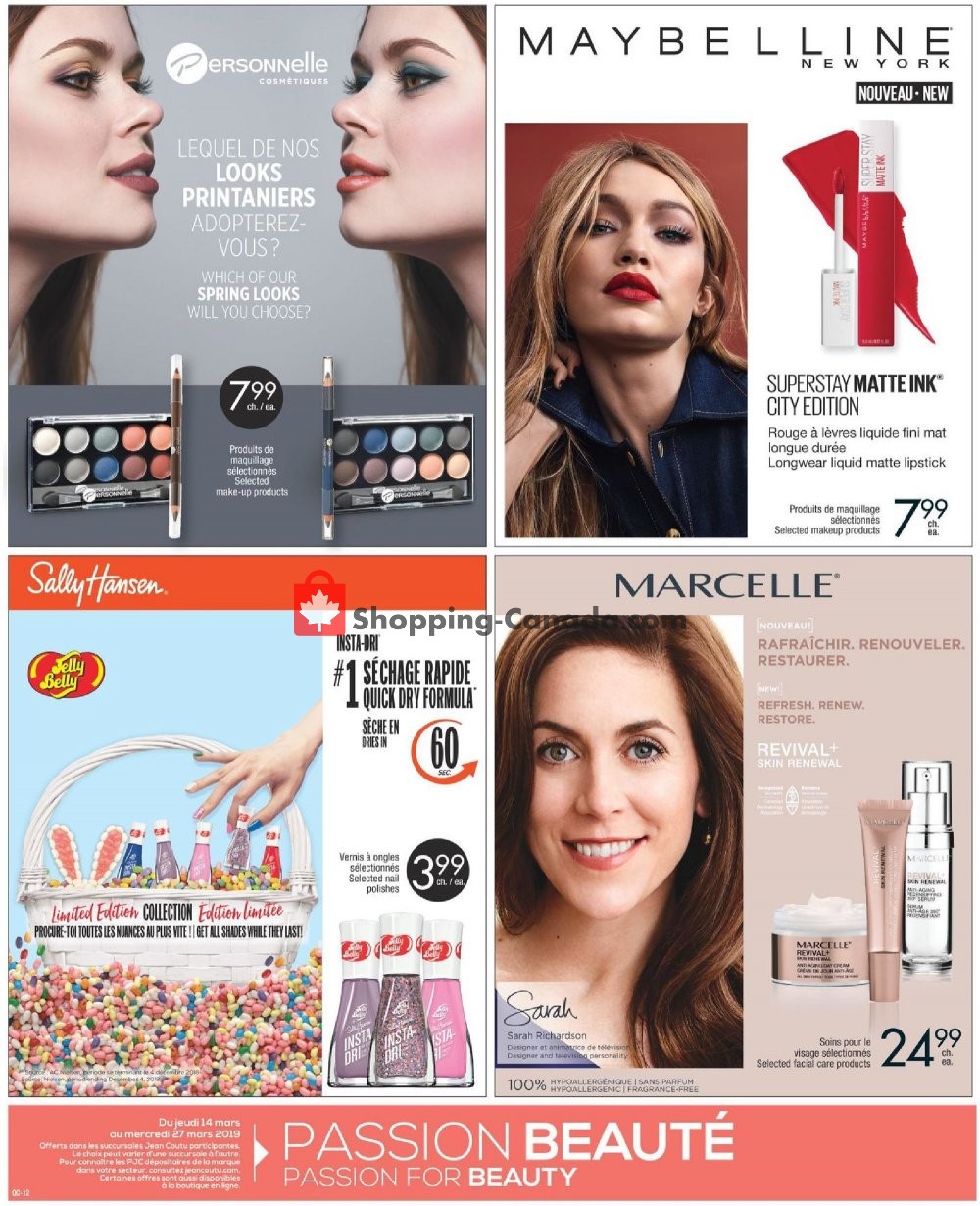 Jean Coutu Pharmacy flyer from Thursday March 14, 2019 to Wednesday March 27, 2019 - page 12