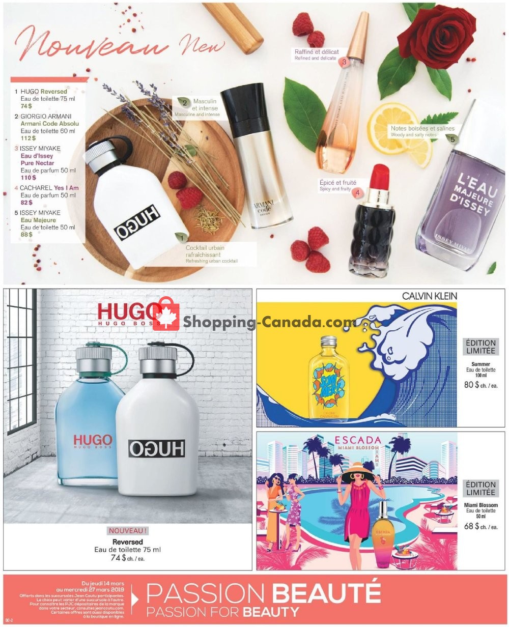 Jean Coutu Pharmacy flyer from Thursday March 14, 2019 to Wednesday March 27, 2019 - page 2