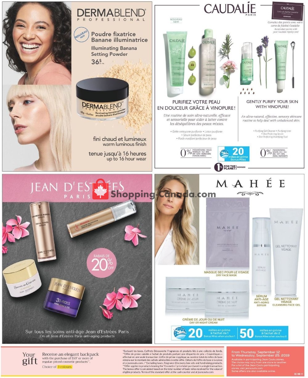 Jean Coutu Pharmacy flyer from Thursday September 12, 2019 to Wednesday September 25, 2019 - page 11