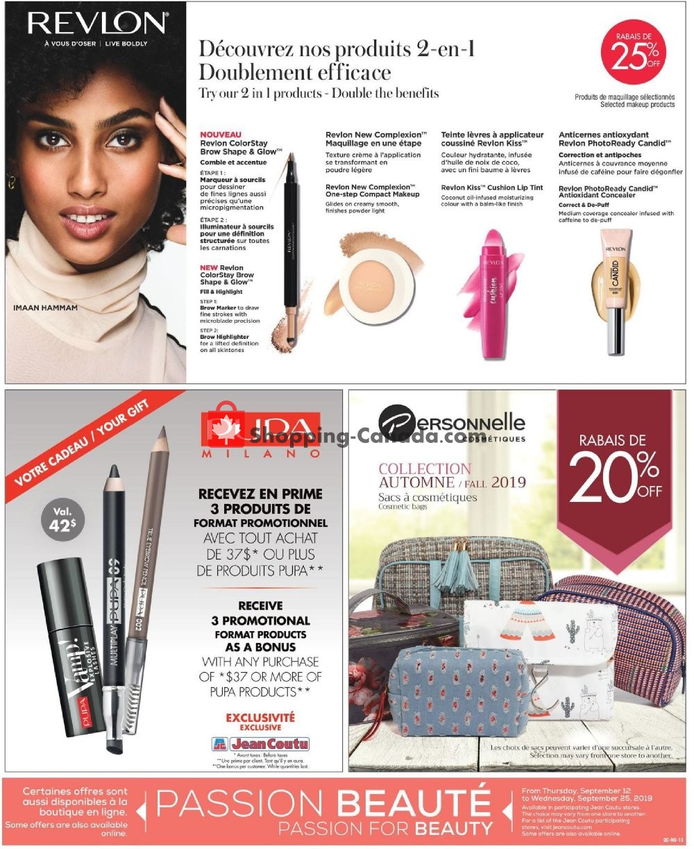 Jean Coutu Pharmacy flyer from Thursday September 12, 2019 to Wednesday September 25, 2019 - page 13