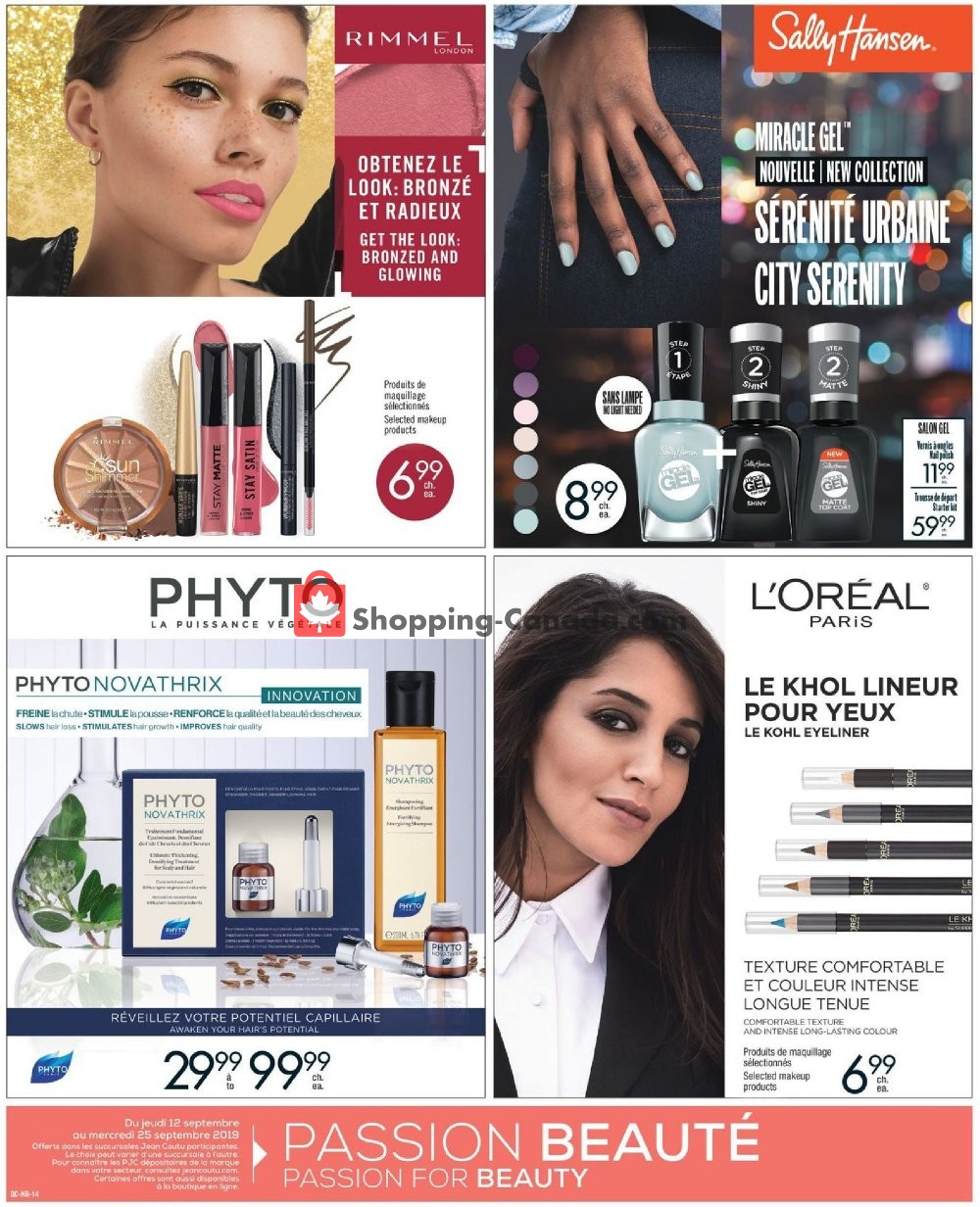 Jean Coutu Pharmacy flyer from Thursday September 12, 2019 to Wednesday September 25, 2019 - page 14