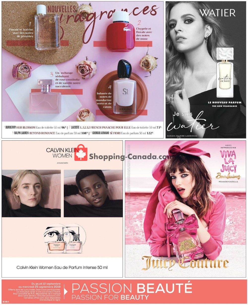 Jean Coutu Pharmacy flyer from Thursday September 12, 2019 to Wednesday September 25, 2019 - page 4