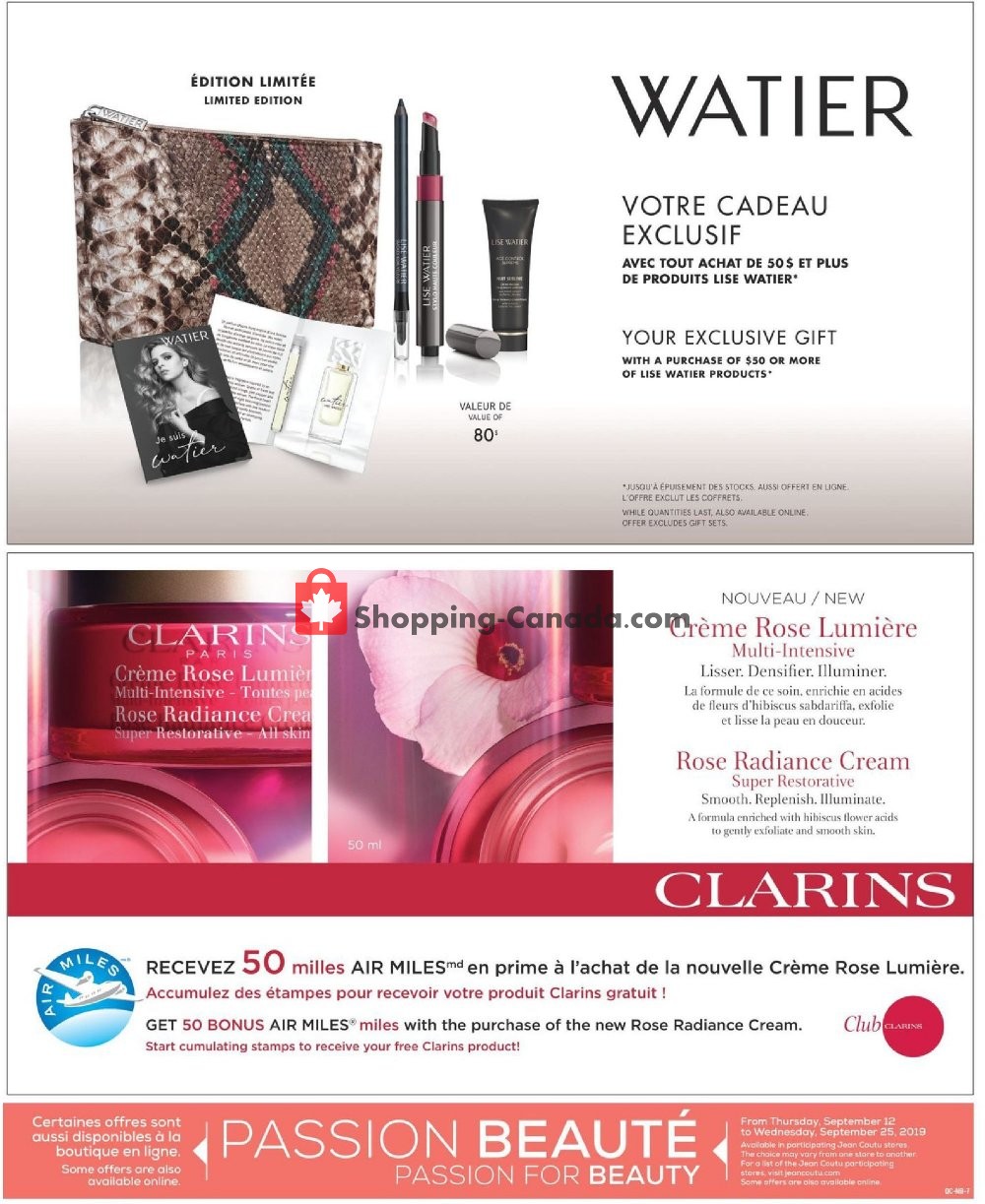 Jean Coutu Pharmacy flyer from Thursday September 12, 2019 to Wednesday September 25, 2019 - page 7