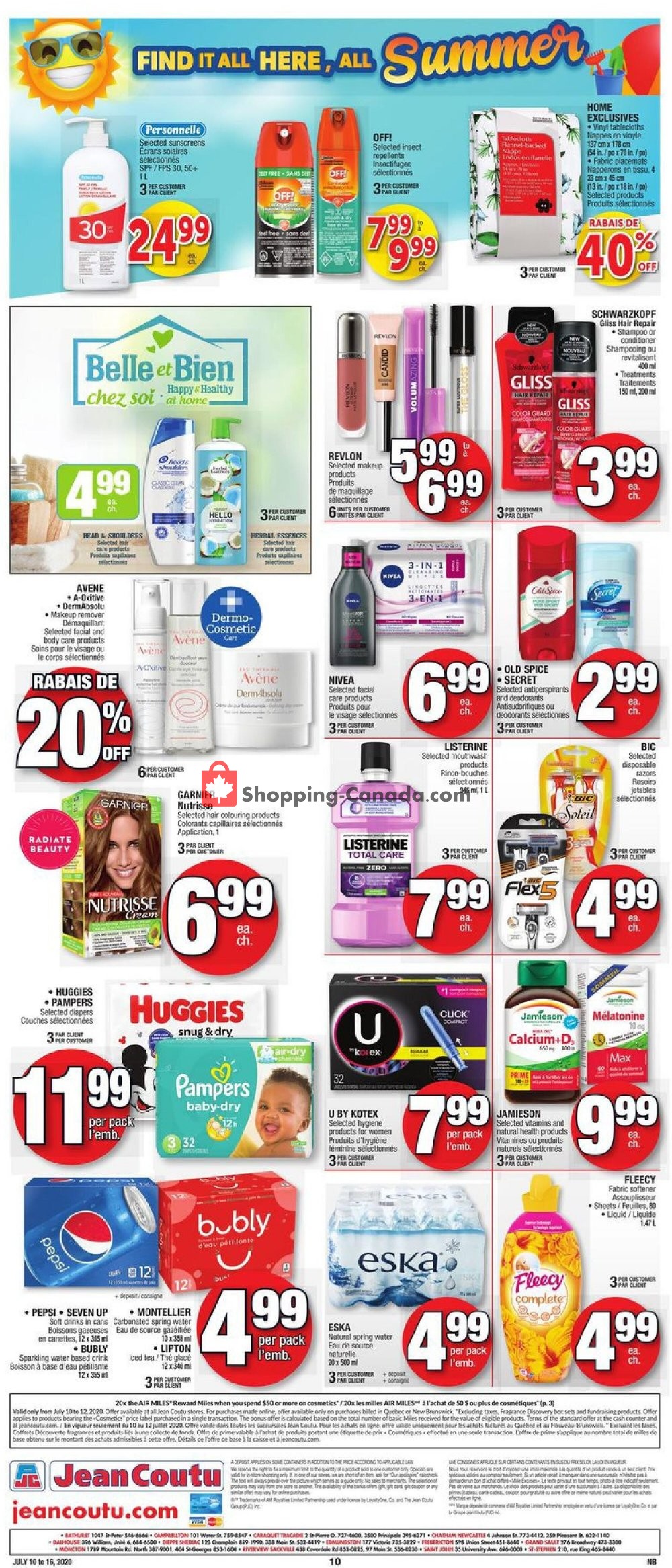 Jean Coutu Pharmacy flyer from Friday July 10, 2020 to Thursday July 16, 2020 - page 8