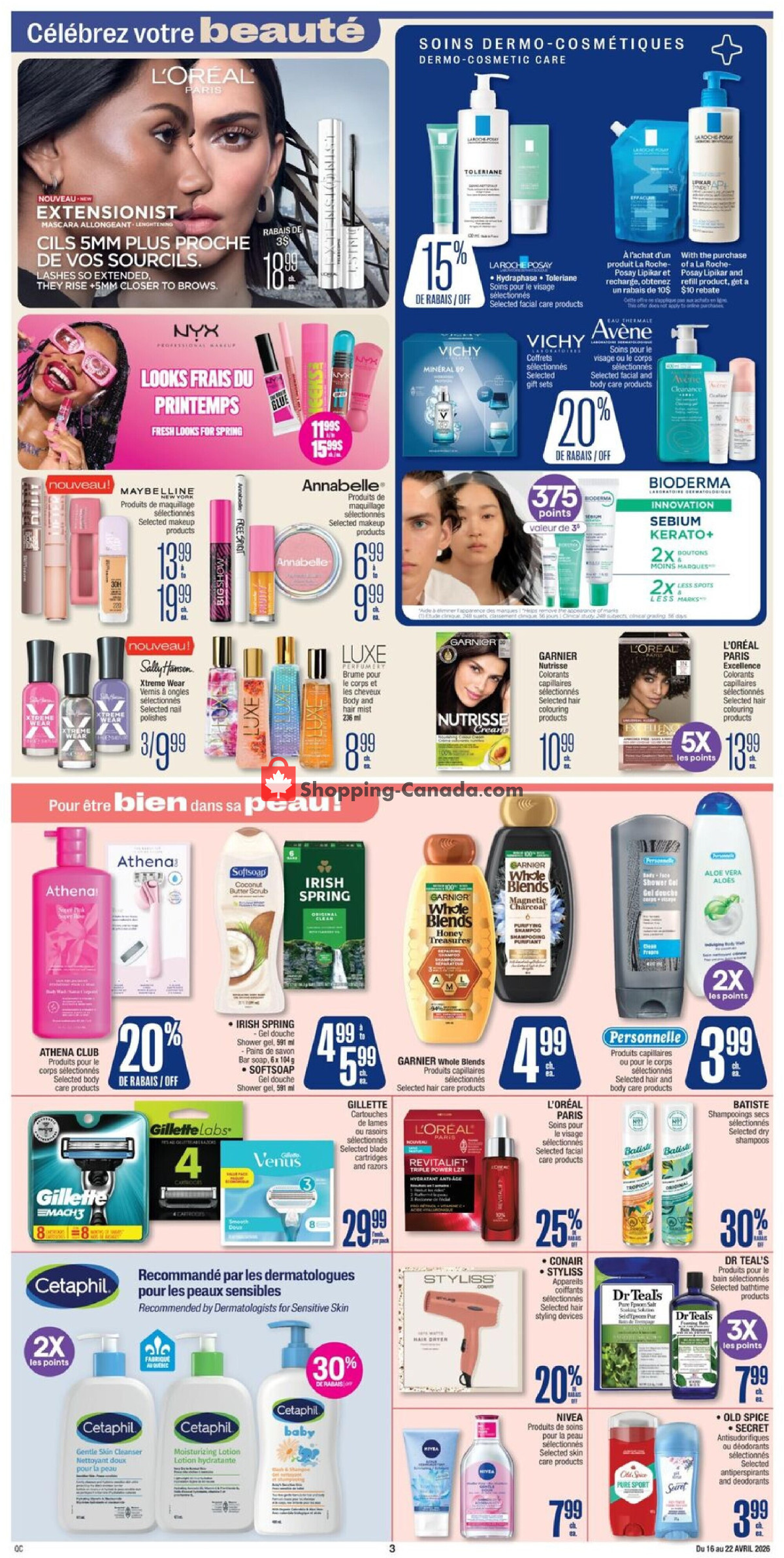 Jean Coutu Pharmacy flyer from Thursday April 16, 2026 to Wednesday April 22, 2026 - page 4