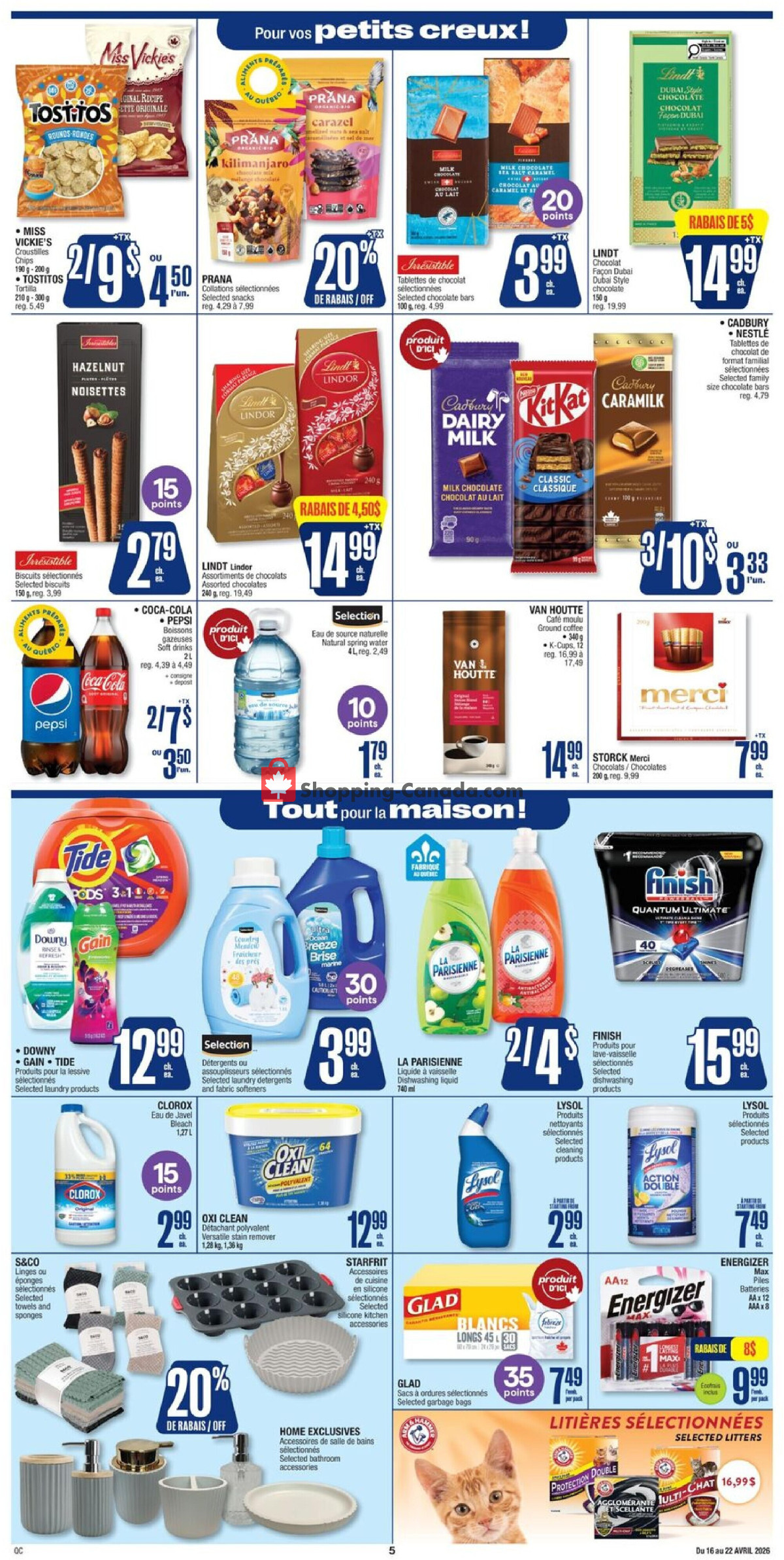 Jean Coutu Pharmacy flyer from Thursday April 16, 2026 to Wednesday April 22, 2026 - page 7