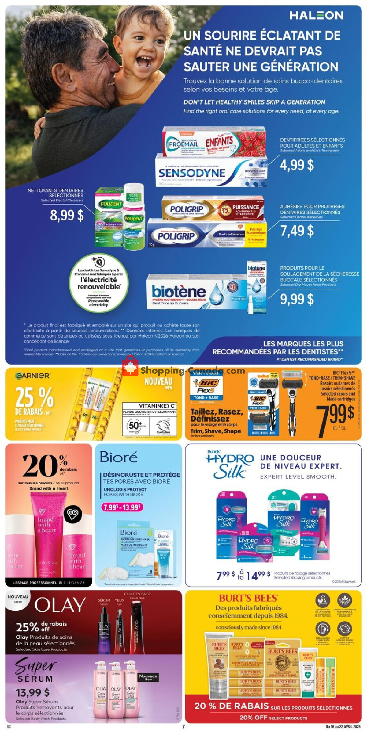 Jean Coutu Pharmacy flyer from Thursday April 16, 2026 to Wednesday April 22, 2026 - page 8