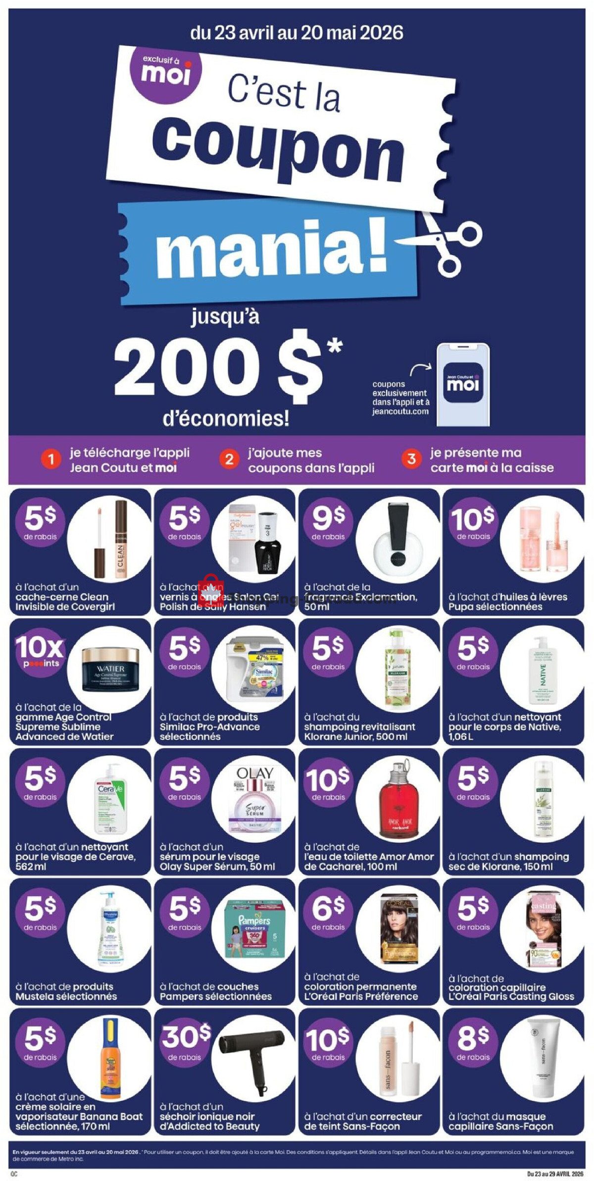 Jean Coutu Pharmacy flyer from Thursday April 23, 2026 to Wednesday April 29, 2026 - page 11