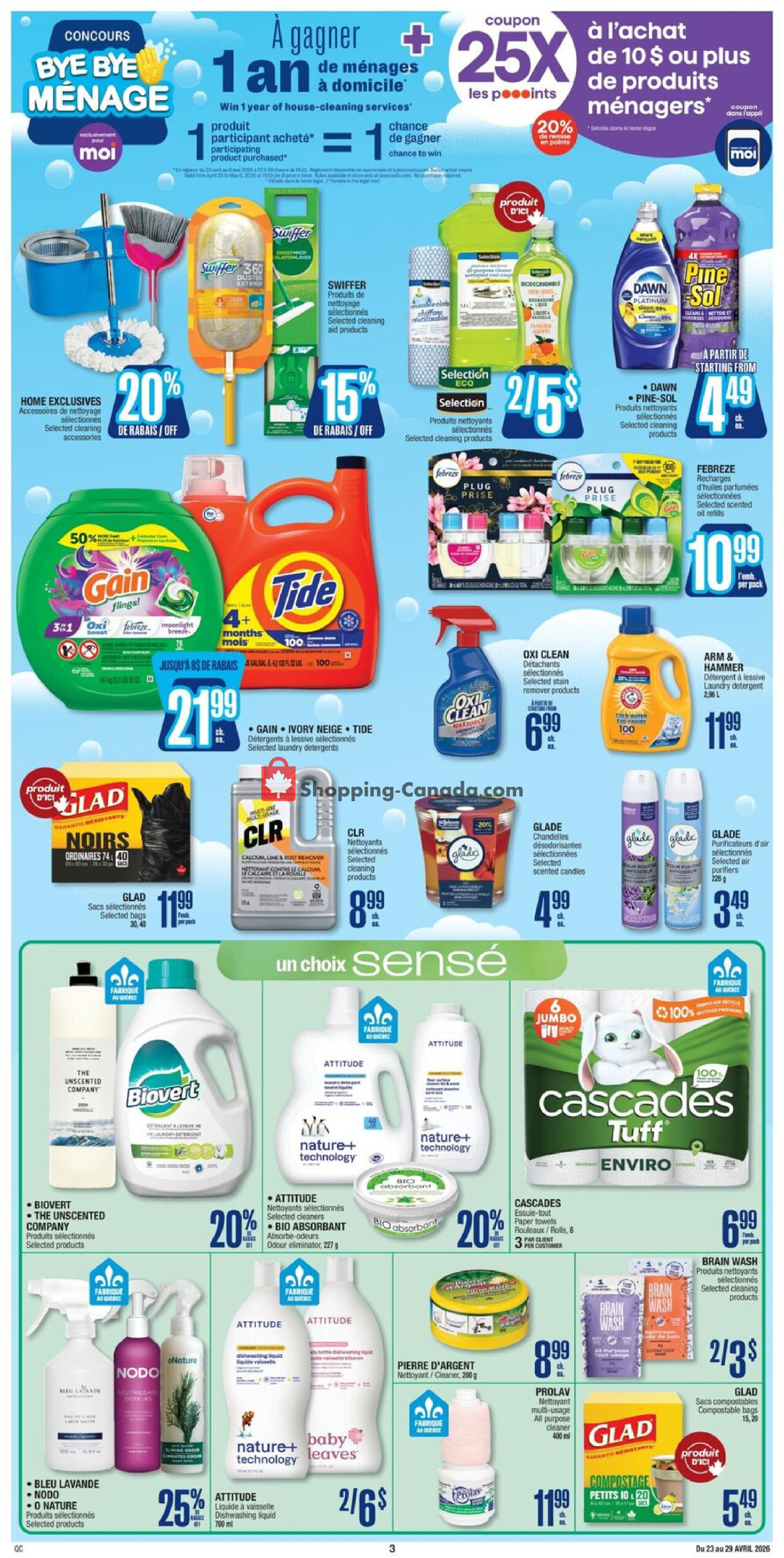 Jean Coutu Pharmacy flyer from Thursday April 23, 2026 to Wednesday April 29, 2026 - page 5