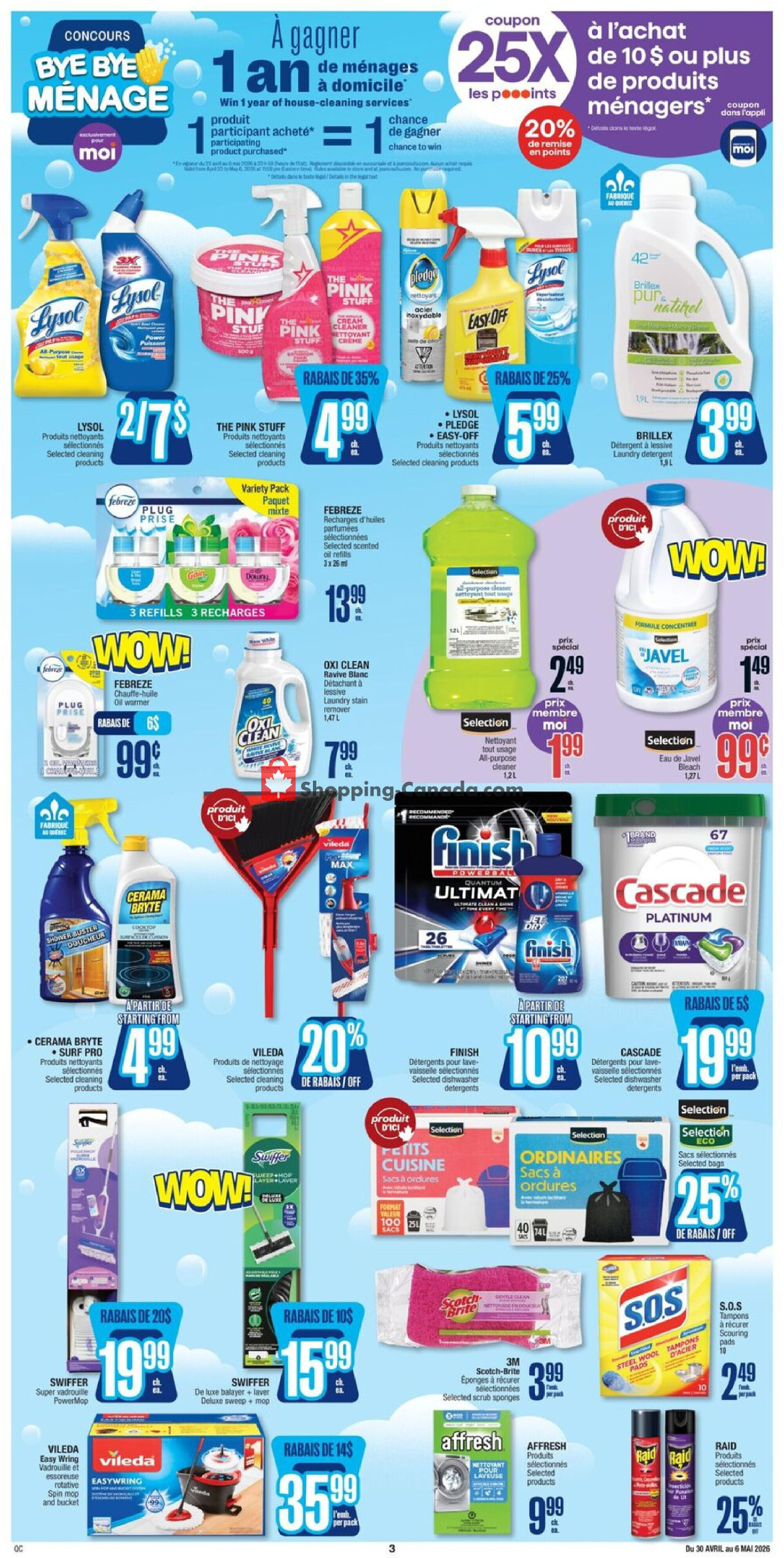 Jean Coutu Pharmacy flyer from Thursday April 30, 2026 to Wednesday May 6, 2026 - page 4